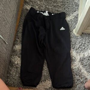 Adidas woman’s  Black softball pants